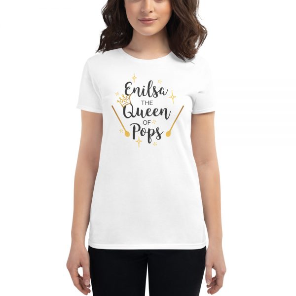 The Queen of Pops - White T-Shirt - Front