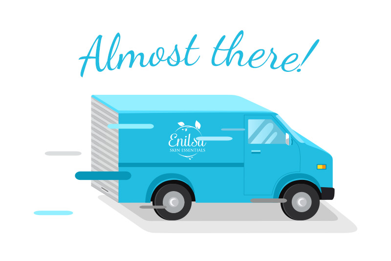 almost there - shipping our products to you soon