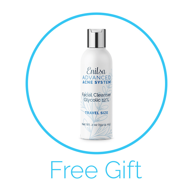 Free Gift Enilsa Facial Cleanser Glycolic 12% Travel Size