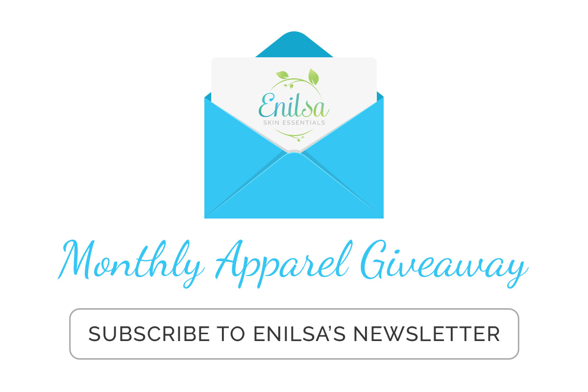 Monthly apparel giveaway contest for all newsletter subscribers